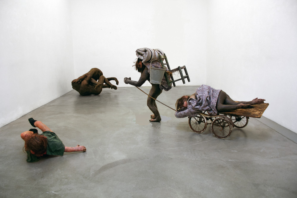 112.-War-zone-IV,-Installation,-sculptures,-ceramic-plaster-mixed-media,-150-x-500-x-450-cm,-2015.
