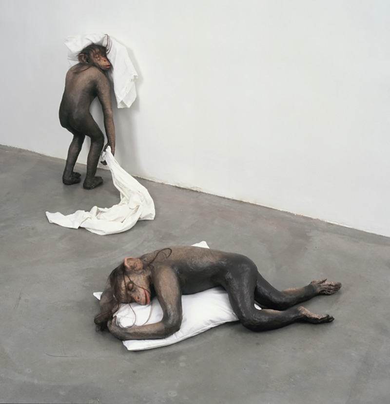 15.-Mary's-Daughter-II-and-Feels-Like-Heaven,-ceramic-plaster-mixed-media,-private-collection,-2008.